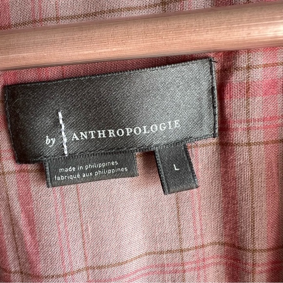 Anthropologie Melody Velvet Tunic Dress size large pink blush HOLIDAY ready - Picture 12 of 12